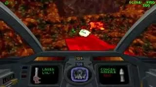 Descent(1994) Level 1 Gameplay