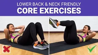 Ab Exercises That Won't Hurt Your Lower Back or Neck | Joanna Soh