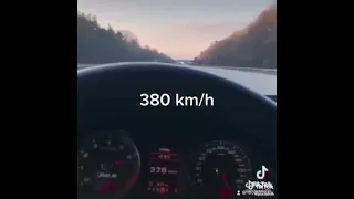 380 km/h Audi speed test