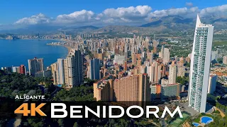 BENIDORM 2024 🇪🇸 Alicante Valencia Aerial Drone 4K | Spain España