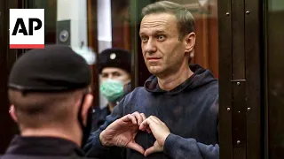 Russia’s prison service says that imprisoned opposition leader Alexei Navalny has died