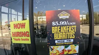 Rili-B's Taco Shop Drive Thru, Bacon Breakfast Burrito, Cherry Coke, Casa Grande, Arizona, GFH10021