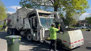 EnviroGreen Mack LE Wittke Starlight curotto can garbage truck on manual trash