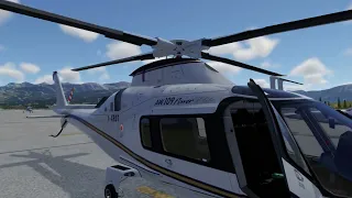 Quick helicopter ride (Leonardo AW109)  around Telluride in summer [X-Plane 12]