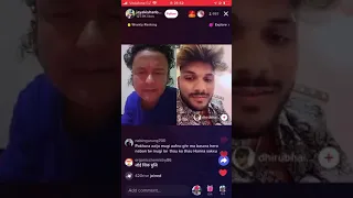 Jay kishan basnet vs Dhiru bhai live fight in TIKTOK