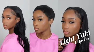 The Thickest Clip In Hair Extensions!! Perfect For Short Hair ft. Curls Queen Hair