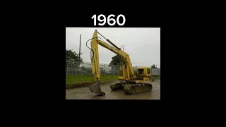 Evolution Of Excavator (1910-2023) #evolution #excavator #excavators #reels #shorts