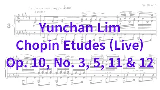 Chopin - Selected Etudes from Op. 10 [Yunchan Lim]