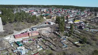 Прибрежный (Самара) вид с коптера