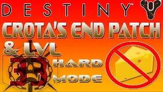 Crota's End Raid Patch, and LVL 33 Hard Mode