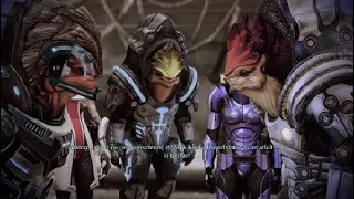 Mass Effect Legendary Edition Wrex "...of course he's dead you're with Shepard how could he be alive