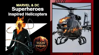 SUPERHEROES but HELICOPTER - All Characters - Marvel & DC 🔥