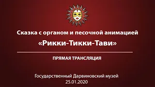 Сказка с органом и песочной анимацией. Рикки-Тики-Тави. Прямая трансляция.