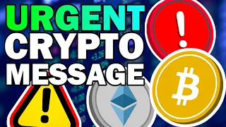 URGENT MESSAGE TO ALL BITCOIN AND ALTCOIN HOLDERS (DO THIS NOW)