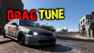 Fastest Honda Civic Type R 1997 Drag Tune in Forza Horizon 5