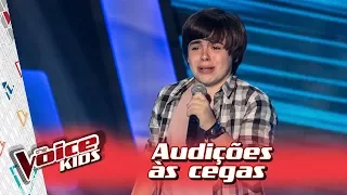 Guilherme Martinez canta ‘Music and me' na Audição – ‘The Voice Kids Brasil’ | 3ª Temporada