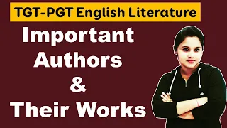 All Important Authors of English Literature || Important Authors Works || UP TGT English