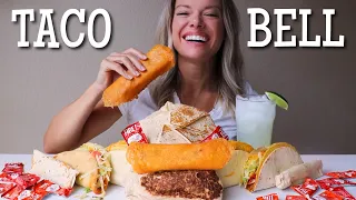 Huge Taco Bell MUKBANG + Grilled Cheese Burrito HACK!