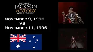 Michael Jackson Comparision Live HIStory World Tour Auckland 1996 ᴴᴰ