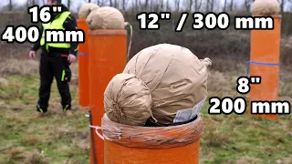 8 Inch, 12 Inch & 16 Inch Shells Comparison [𝟰𝗞]