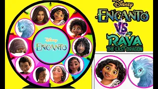 Disney Encanto VS Raya And The Last Dragon Spinning Wheel Game