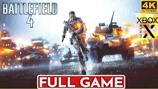 BATTLEFIELD 4 Gameplay Walkthrough FULL GAME [4K 60FPS XBOX SERIES X] - No Commentary