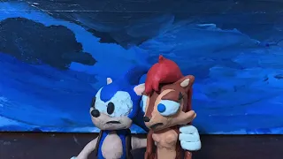 Sonic satAM Reanimated shot 102 stop motion clay