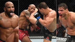 UFC Slow Motion | Yoel Romero vs Paulo Costa