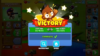 BTD6 Race Quest "Keep Up With Biker Bones" in 0:48.93 (Min Time)