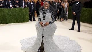 Simone Biles Sports 88-POUND Dress at Met Gala