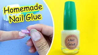 How to make nail glue at home||nail glue for fake nails||homemade nail glue||nail glue||Sajal Malik