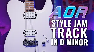 Epic AOR 80's Style Guitar Backing Track Jam In D Minor