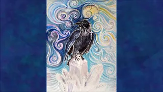 Raven and Crow Totem/Raven Power Animal/Spirit Meaning of Crow and Raven