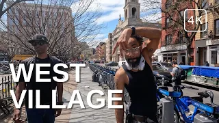 NEW YORK CITY Walking Tour (4K) WEST VILLAGE