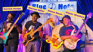 Marcus Miller, Victor Wooten, Mono Neon and Derrick Hodge Blue Note New York Bass Solo