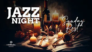 Sunday Jazz Night | 3 Hours of Slow Jazz Music for Work, Study and Relaxation | 4K