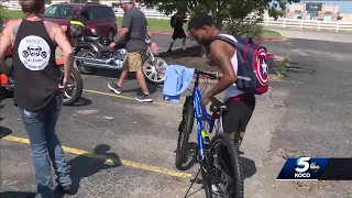 ‘It’s a blessing’: Oklahoma man who walks 17 miles for work surprised with new bicycle