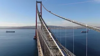 1915 Canakkale Bridge - World's Longest Suspension Bridge