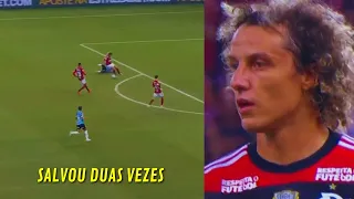 DAVID LUIZ FAZ GRANDE ATUAÇÃO NO MARACANÃ | David Luiz vs Grêmio