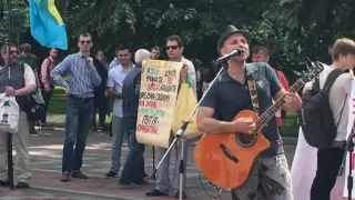 Вадим Красноокий у Верховной Рады спел "Надія є"