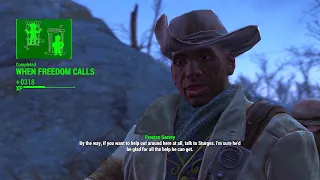 I already repopulated Sanctuary before meeting with Preston Garvey. Fallout 4