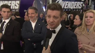 JEREMY RENNER arrives at the Avengers Endgame PREMIERE!!!!