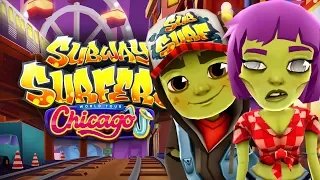 SUBWAY SURFERS GAMEPLAY PC HD 2020 - CHICAGO - ZOMBIE JAKE+ZOE