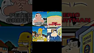 PETER VS HOMER VS CARTMAN VS STANFORD #familyguy#southpark#simpsons#americandad#debates#show#shorts