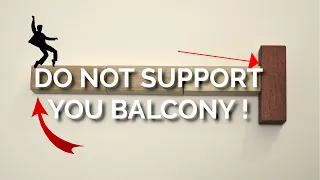 Do not support your balcony! | ProArchitect