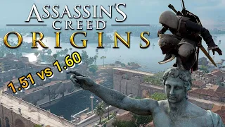 Assassin's Creed: Origins 1.51 vs 1.6.0 (PC)