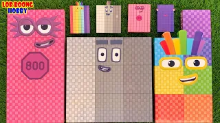 Looking for Numberblocks 10 100,BIG 700 900 Space ASMR Puzzle Tetris Numberblocks Satisfying Video