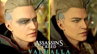 Assassin's Creed Valhalla Ubisoft Forward Demo vs Retail PS5 Graphics Comparison