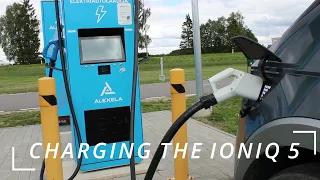 How to CHARGE the Hyundai Ioniq 5 electric car (step by step) & charging specs.
