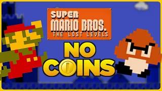 I tried BEATING Super Mario Bros. The Lost Levels (in SMM2) without TOUCHING A COIN!